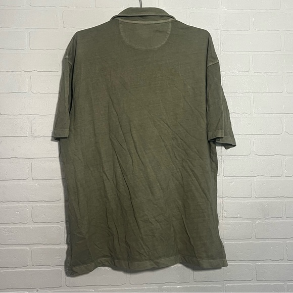 American Eagle Outfitters Mens Shirt Sage Green Polo Relaxed Fit Large NWT - Picture 6 of 7